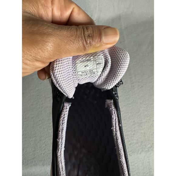 Crocs LiteRide Sneakers Women’s Size 10 Black with lilac detail. Polka dot laces - Picture 9 of 9